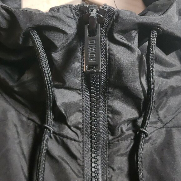 Dixxon Flannel Company Jacket Mens Small Black The Waterfront Hooded Windbreaker - Picture 5 of 12